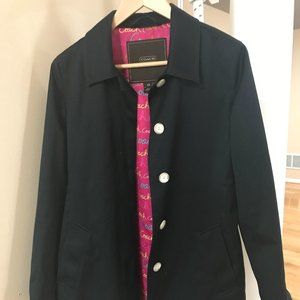 Coach black coat jacket S